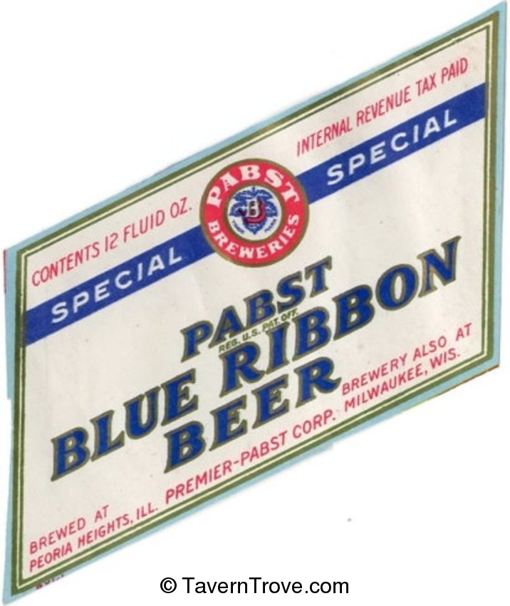 Pabst Blue Ribbon Beer