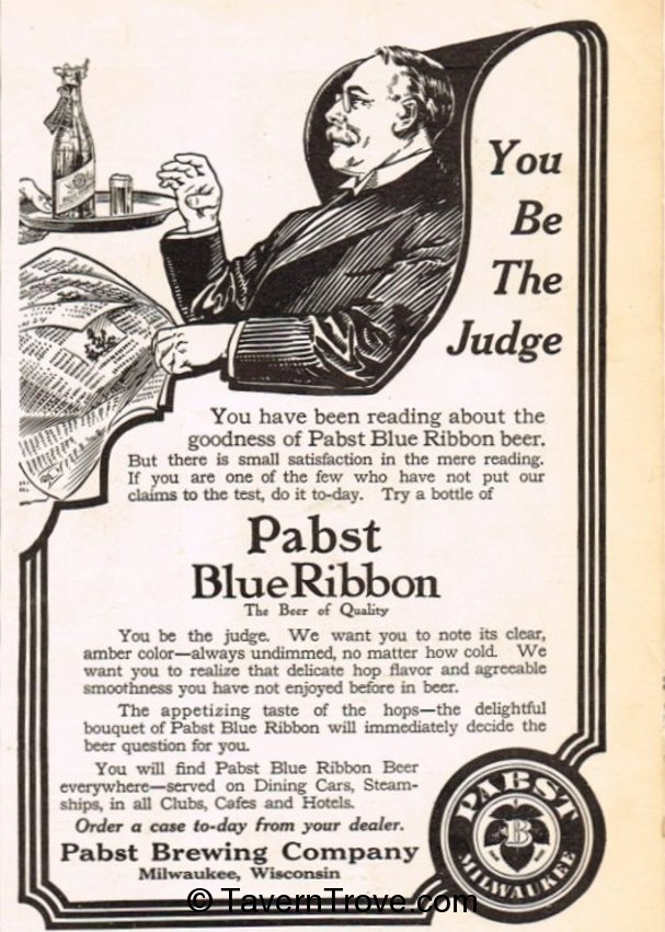 Pabst Blue Ribbon Beer