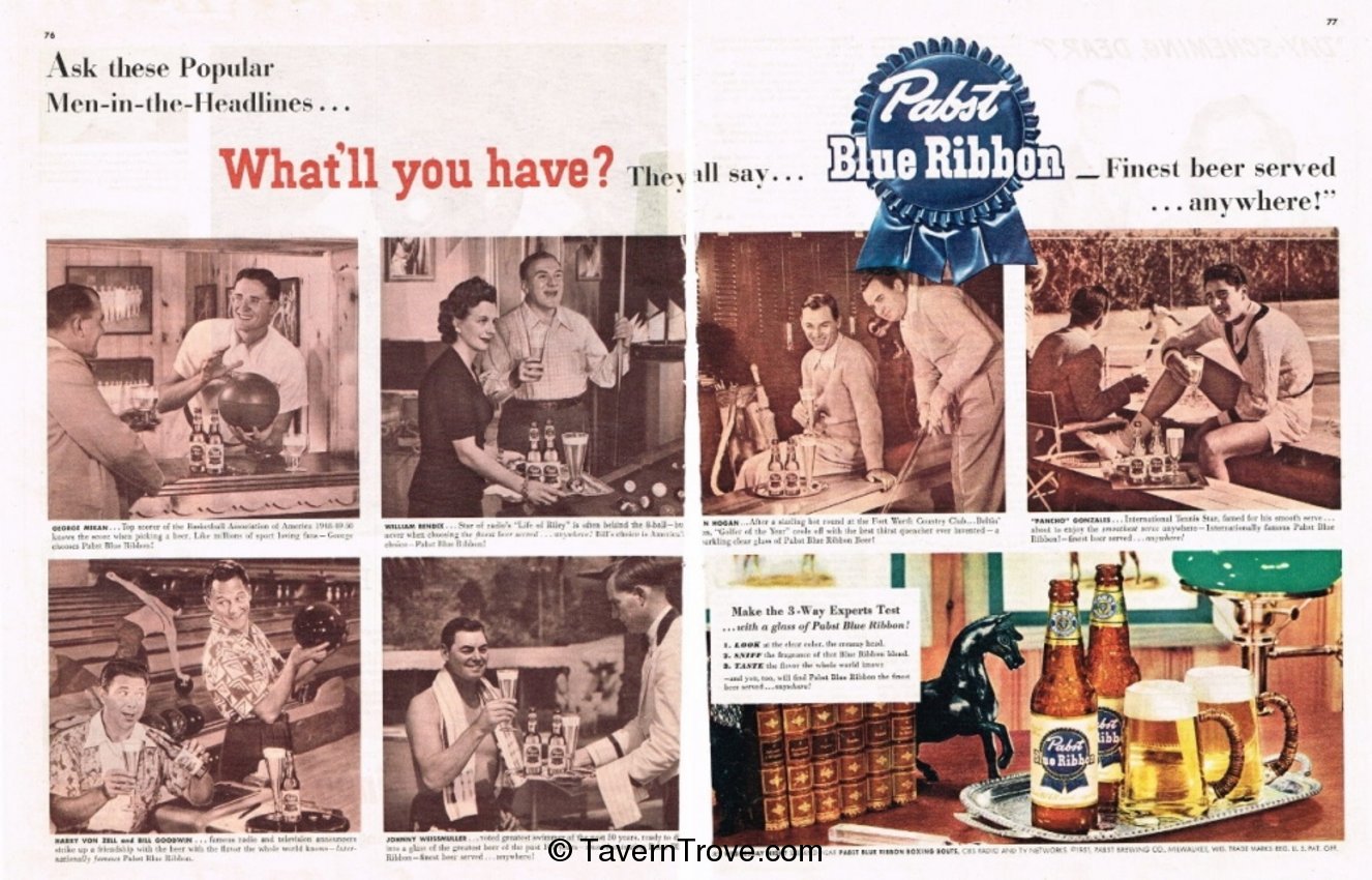 Pabst Blue Ribbon Beer