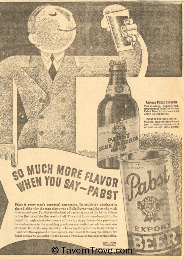 Pabst Blue Ribbon Beer