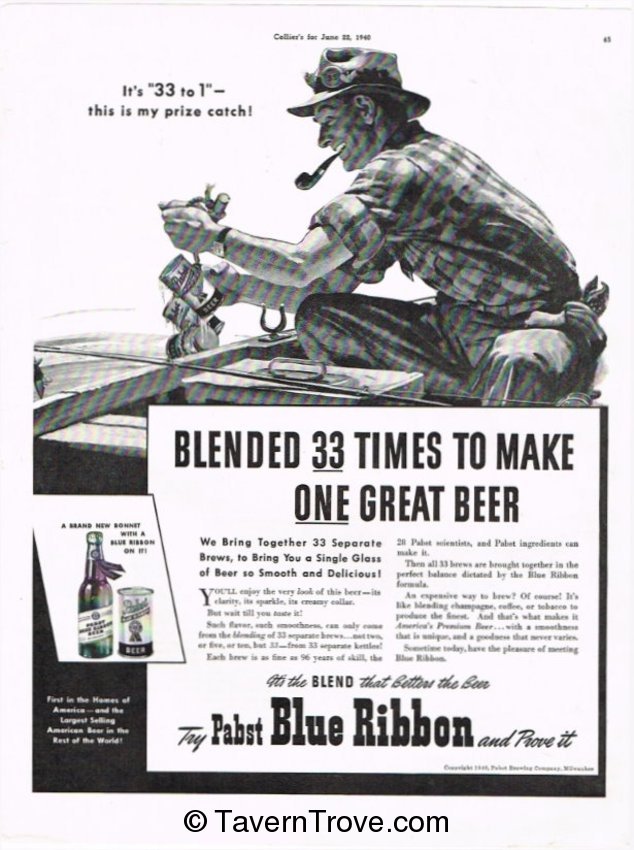 Pabst Blue Ribbon Beer