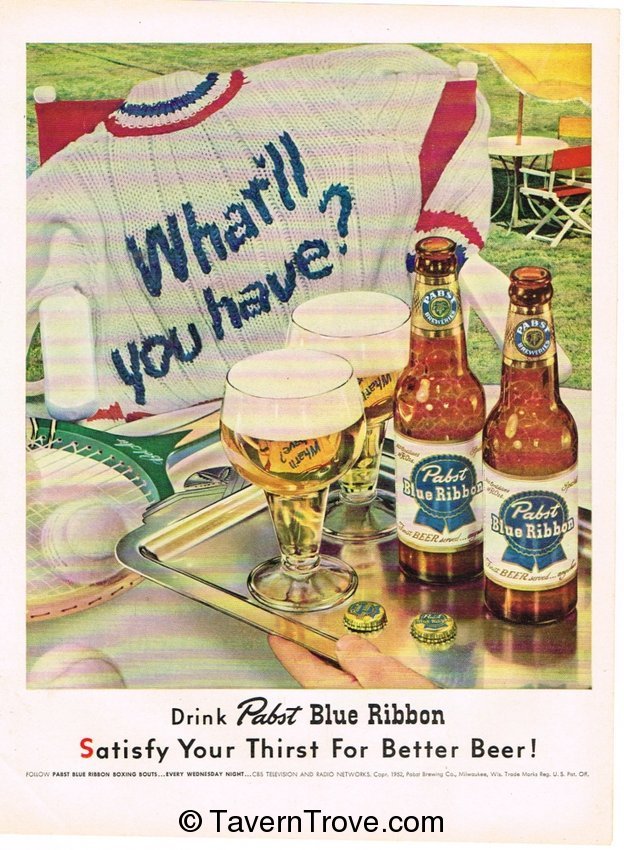 Pabst Blue Ribbon Beer