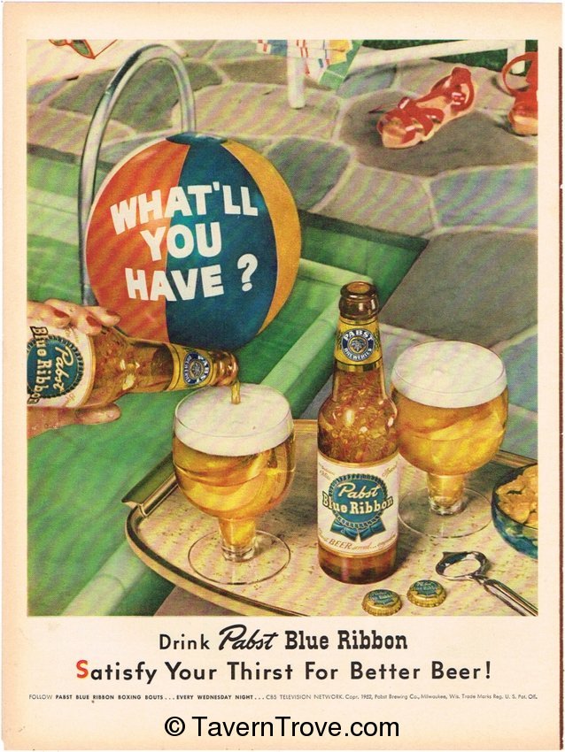 Pabst Blue Ribbon Beer