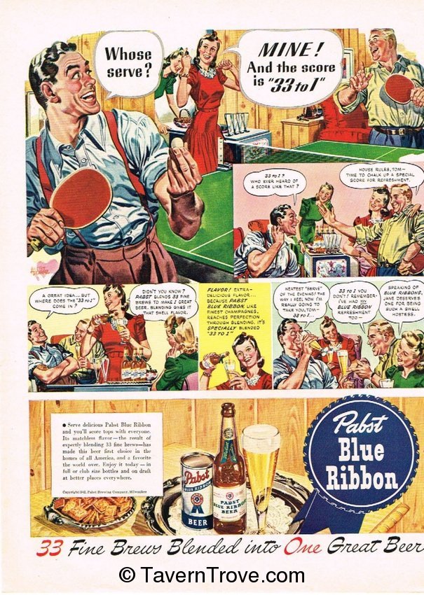 Pabst Blue Ribbon Beer