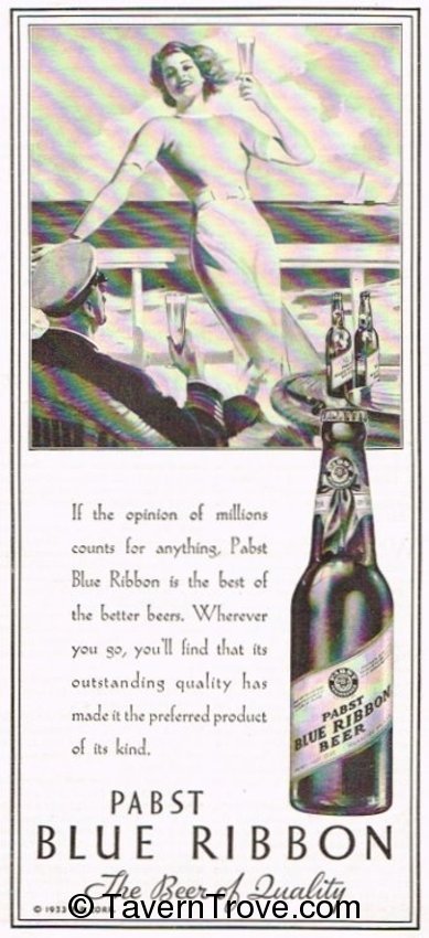 Pabst Blue Ribbon Beer