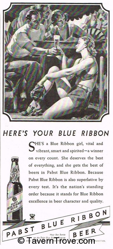 Pabst Blue Ribbon Beer