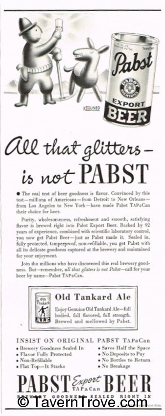 Pabst Export Beer