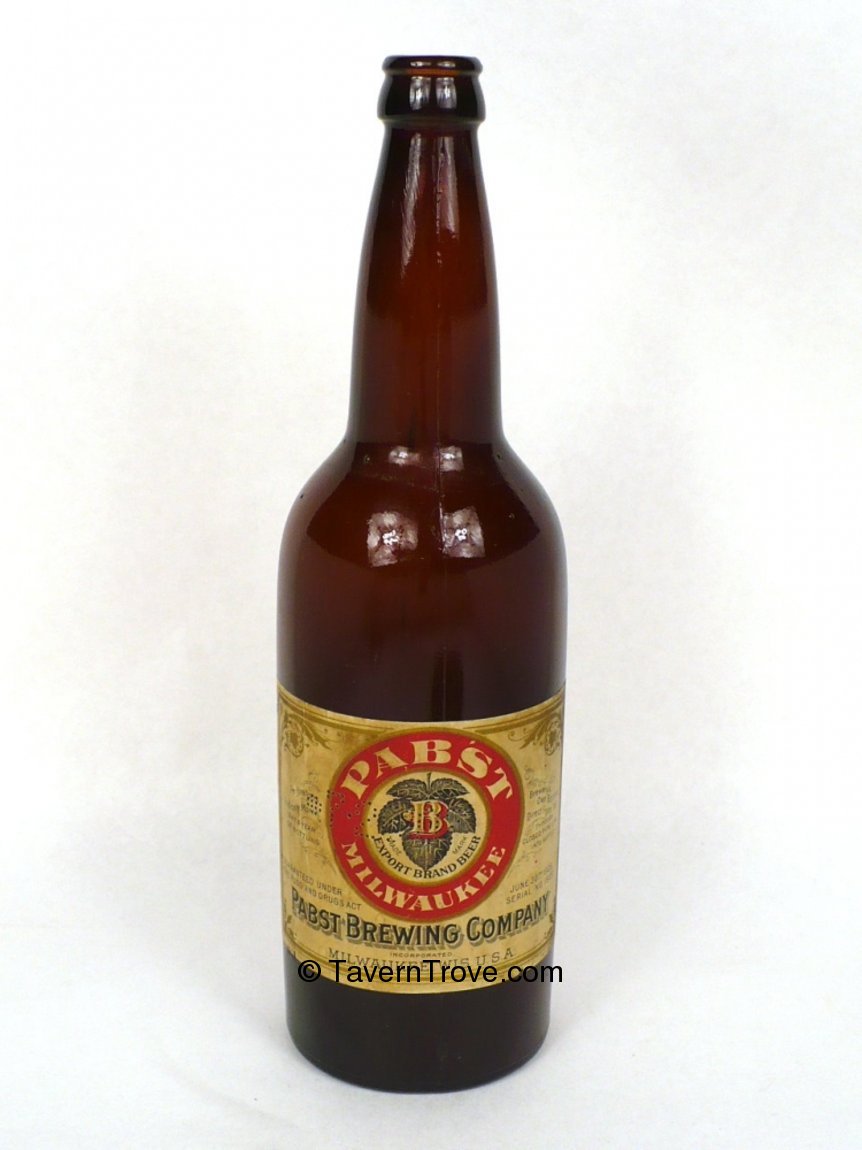 Item #2043 1907 Pabst Export Brand Beer Bottle