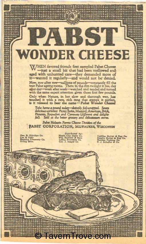 Pabst Wonder Cheese