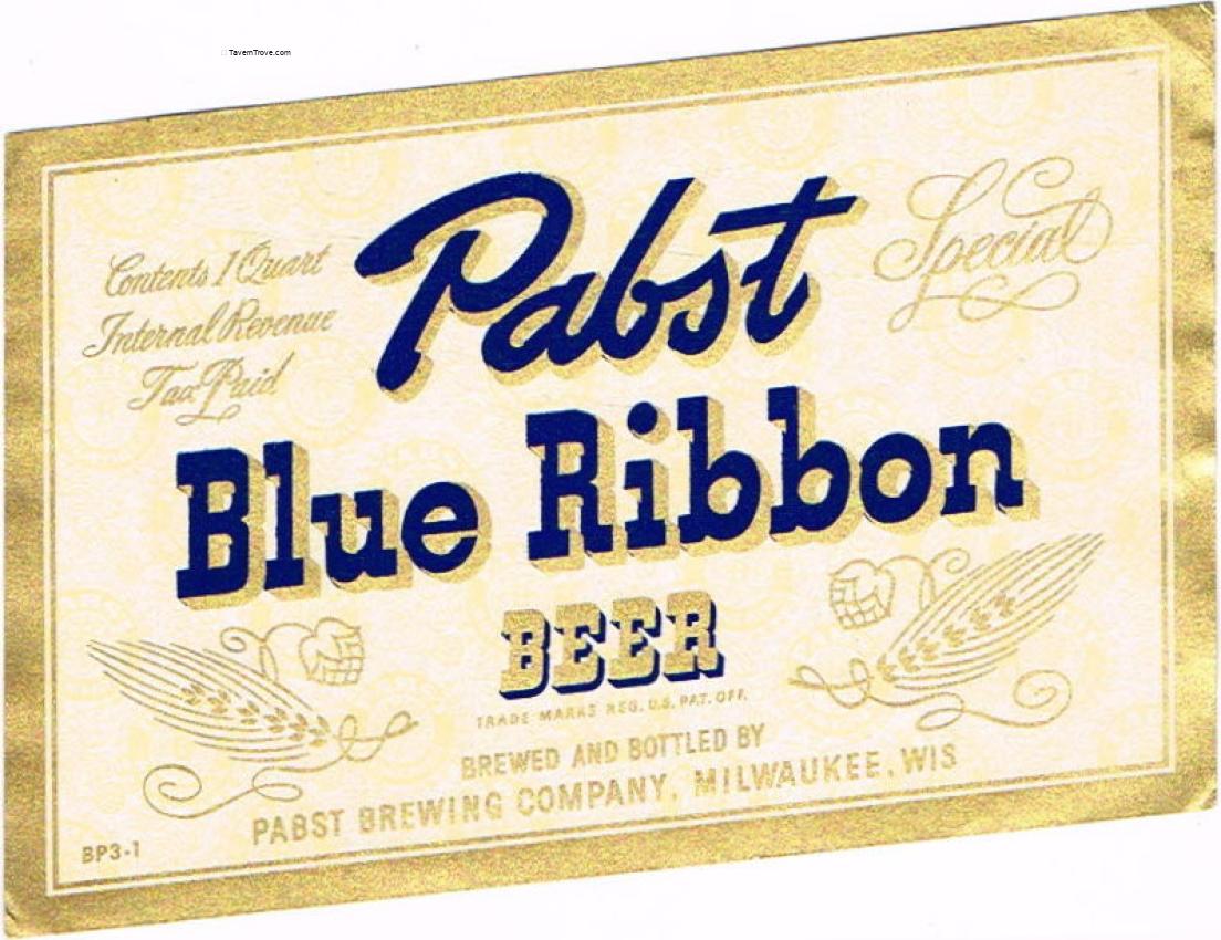 Pabst Blue Ribbon Beer