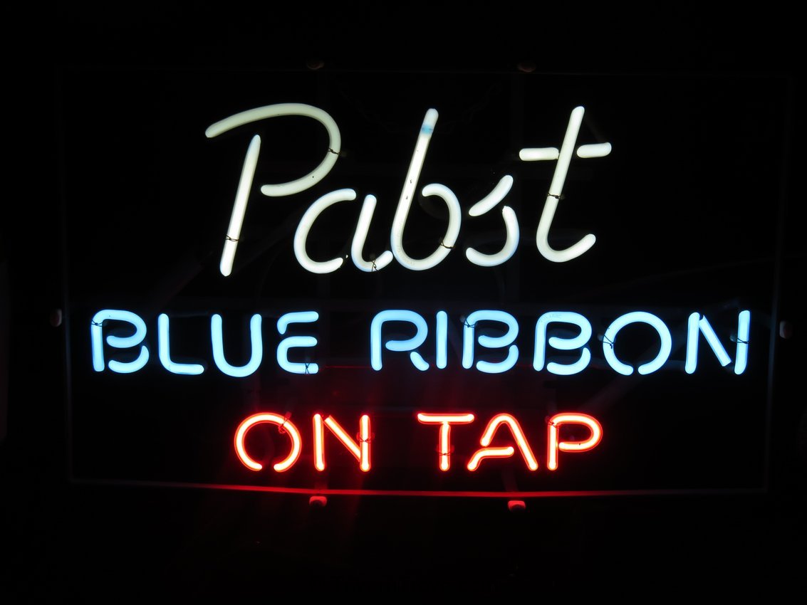 Pabst Blue Ribbon Beer Neon Sign