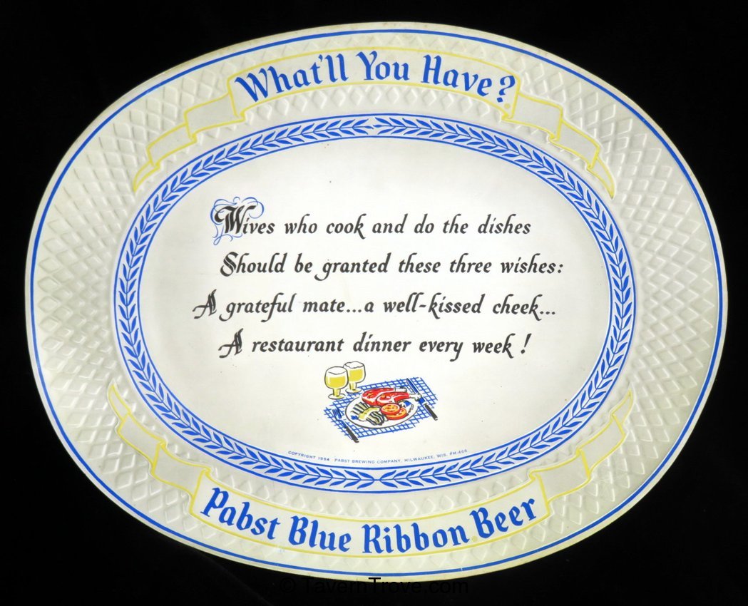 Pabst Blue Ribbon Beer (M-466) Plastic