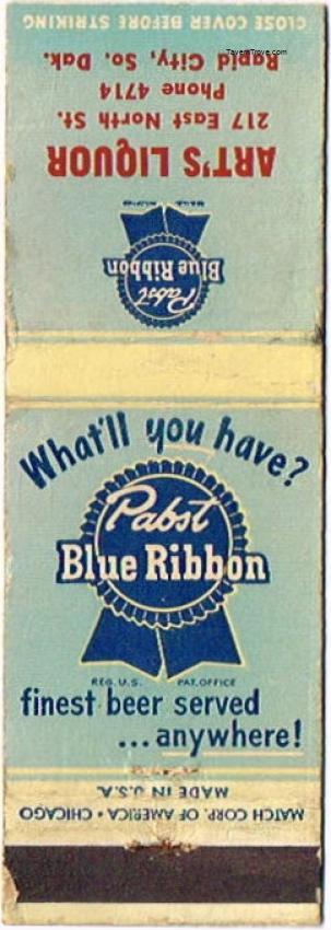 Pabst Blue Ribbon Beer Dupe