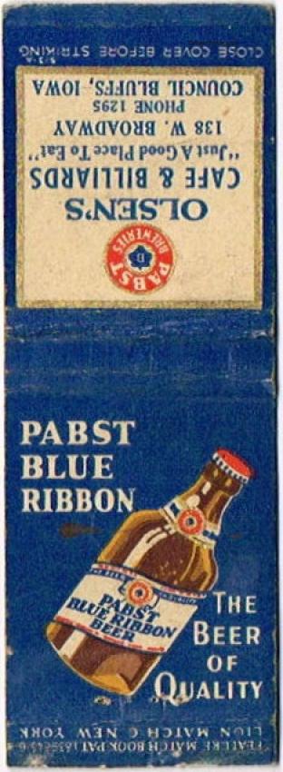 Pabst Blue Ribbon Beer Dupe