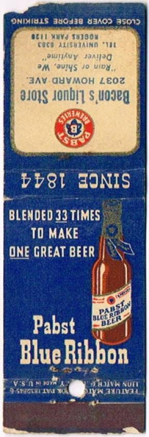 Pabst Blue Ribbon Beer Dupe