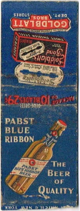 Pabst Blue Ribbon Beer Dupe