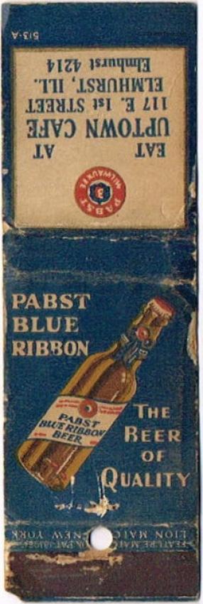 Pabst Blue Ribbon Beer Dupe