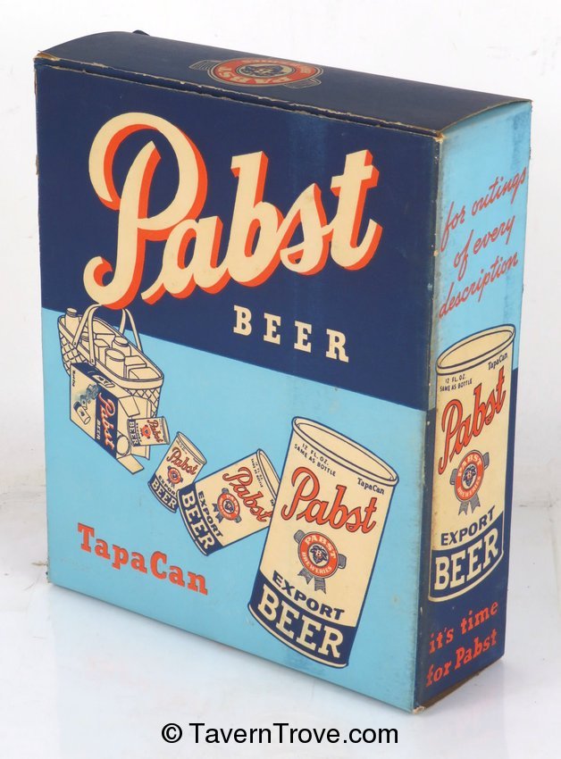 Pabst Blue Ribbon Beer OI Six Pack Box