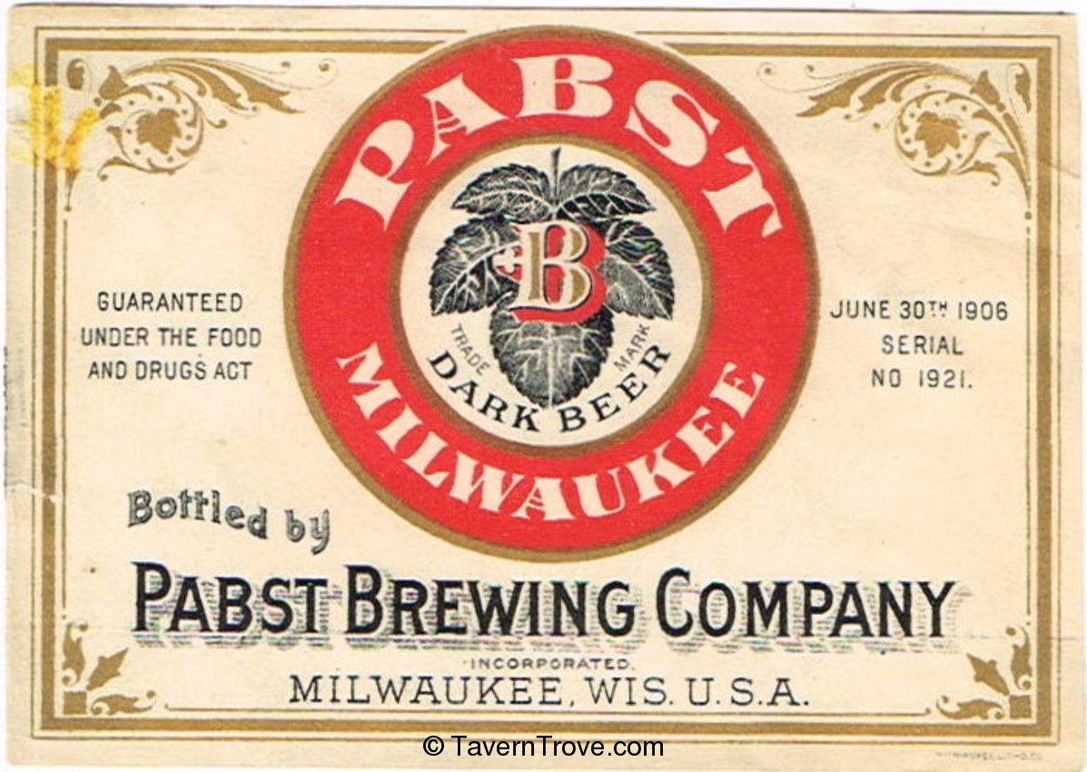 Pabst Dark Beer