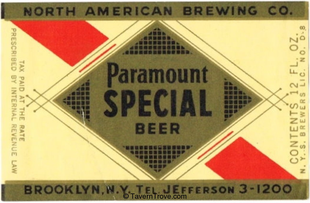 Paramount Special Beer 