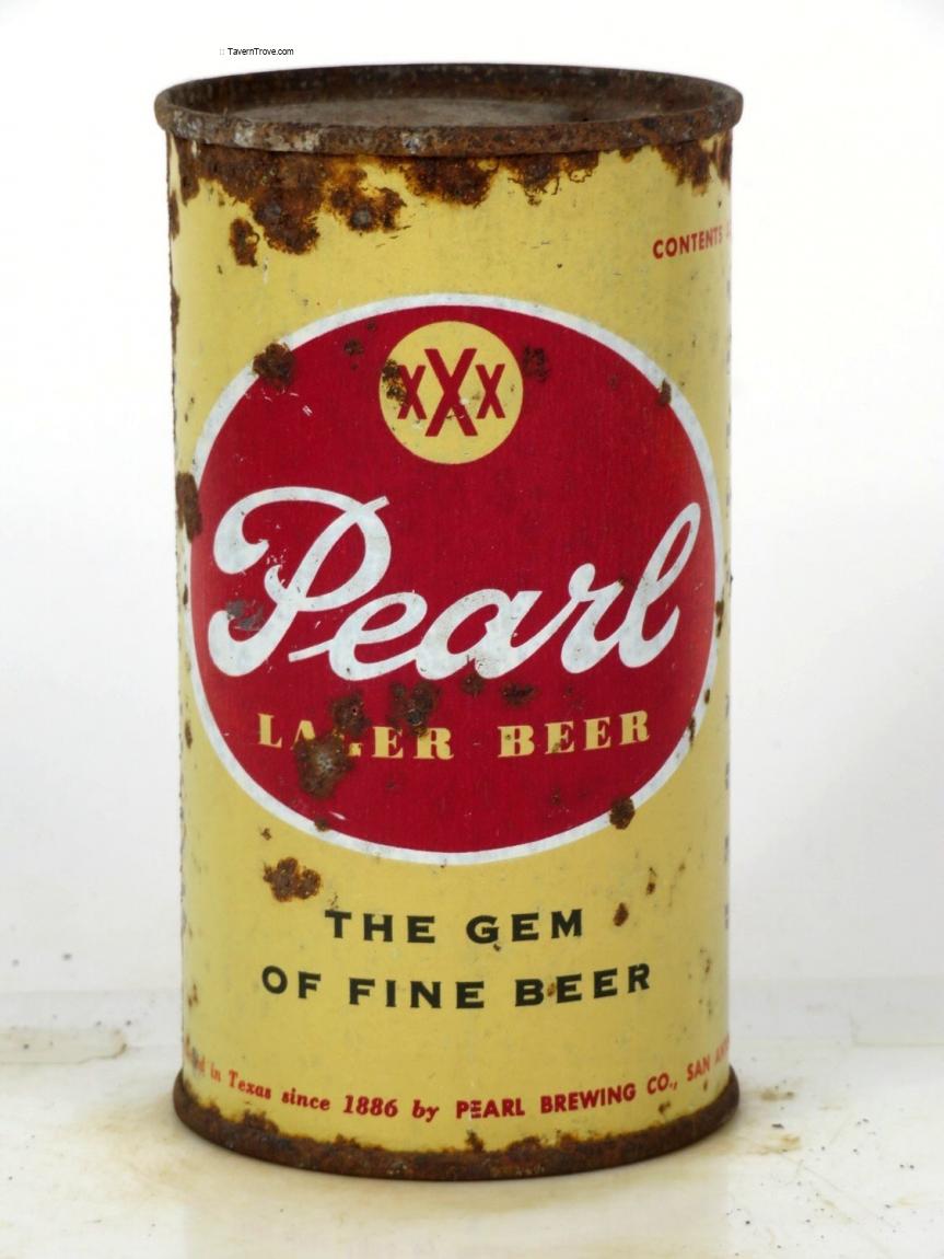 Item #10930 1958 Pearl Lager Beer Flat Top Can 112-40V Unpictured