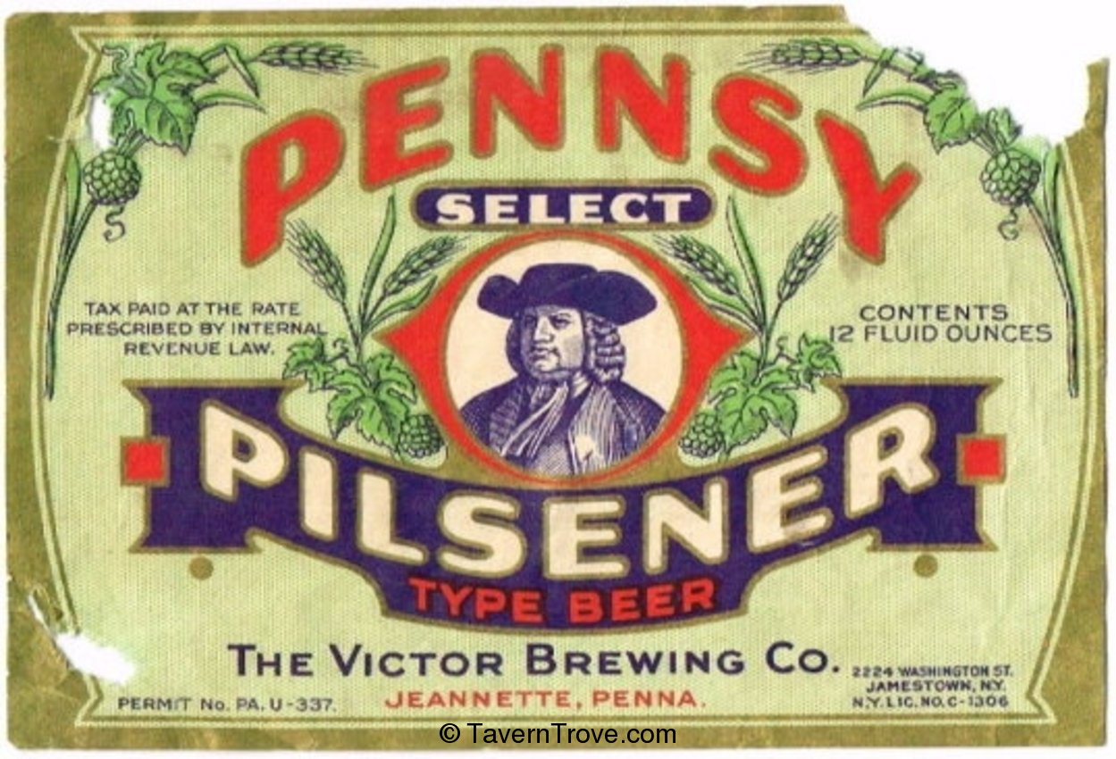 Pennsy Select Pilsener Beer