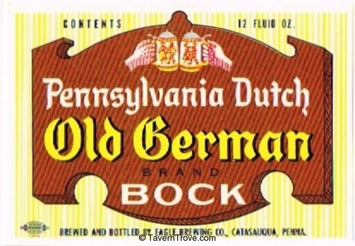 Pennsylvania Dutch Old German Bock Beer