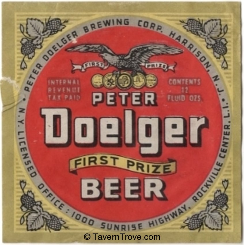 Peter Doelger First Prize Beer 