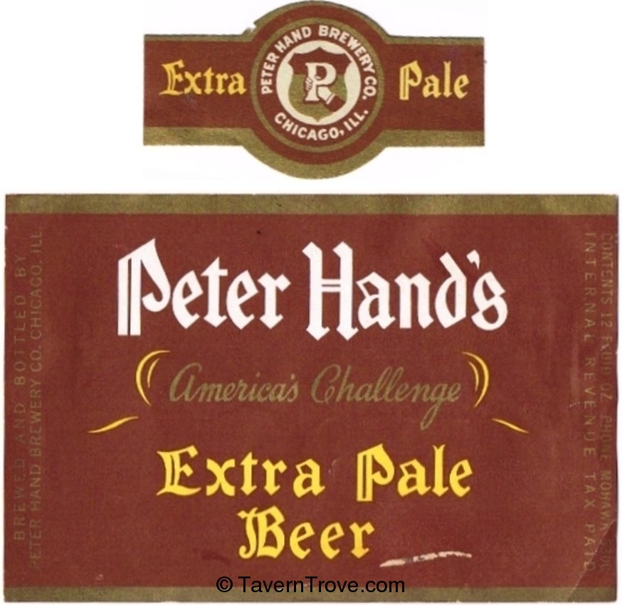 Peter Hand's Extra Pale  Beer