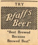 Pfaff's Beer