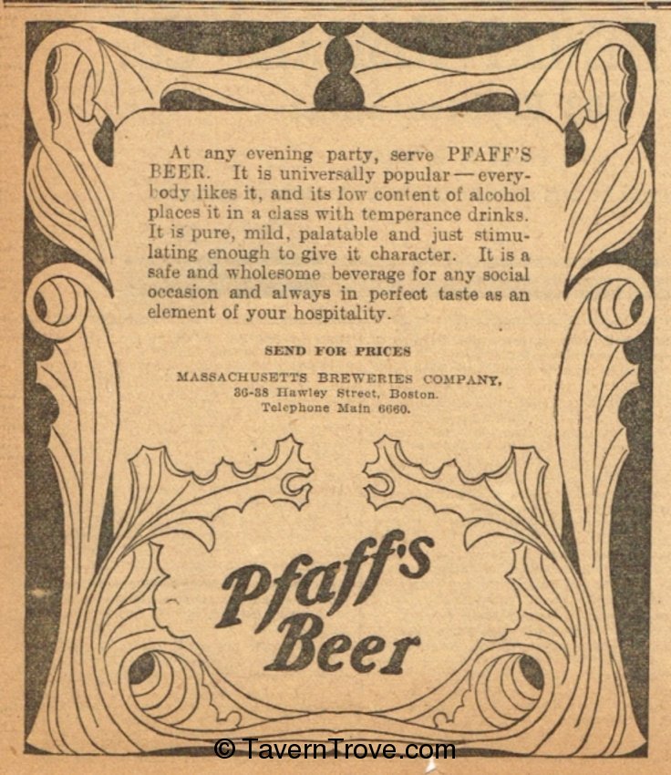 Pfaff's Beer