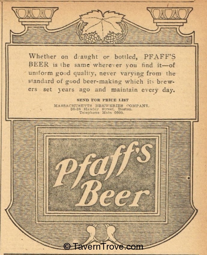 Pfaff's Beer