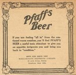 Pfaff's Beer