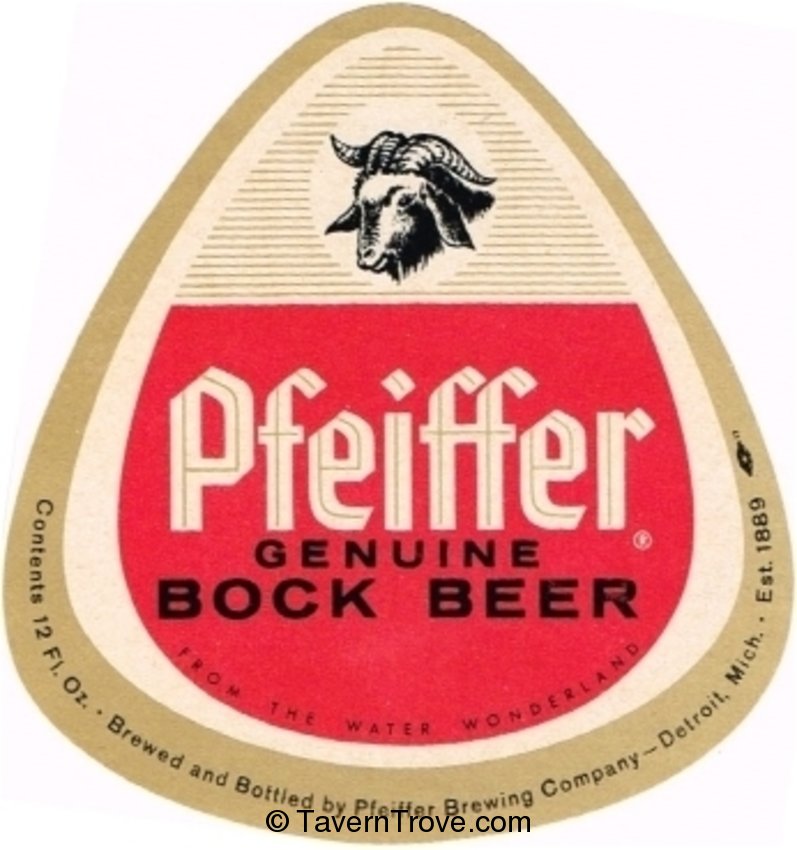 Pfeiffer Genuine Bock Beer