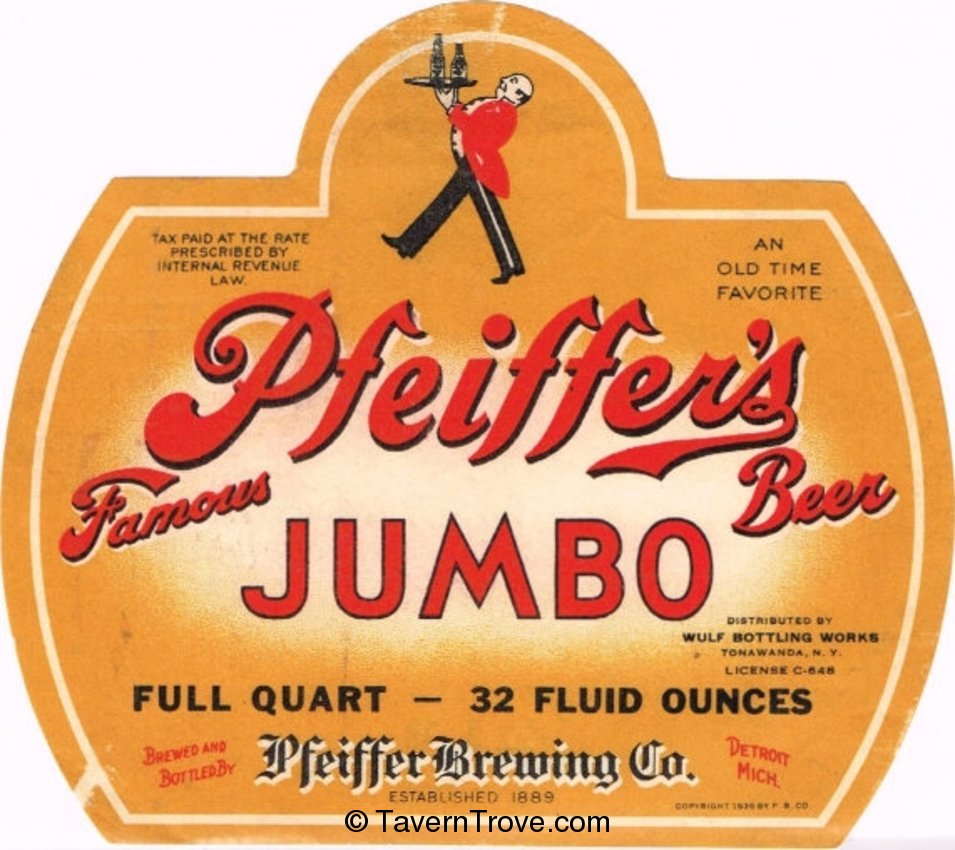 Pfeiffer's Famous Beer