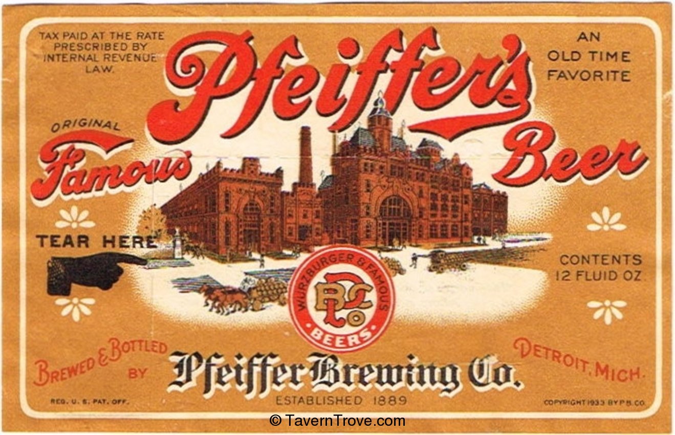 Pfeiffer's Famous Beer