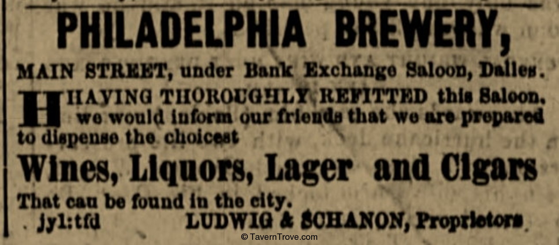 Philadelphia Brewery (Saloon)