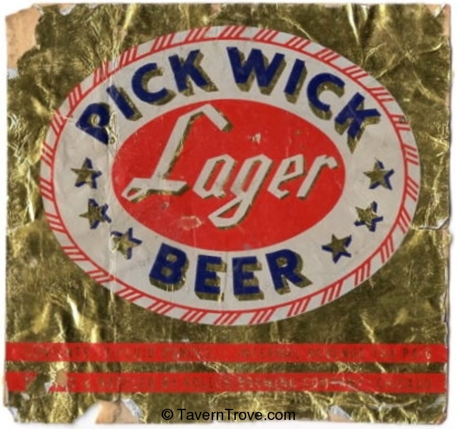 Pickwick Lager Beer