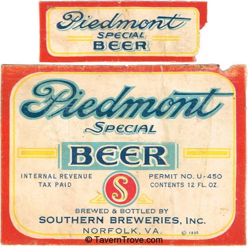 Piedmont Special Beer