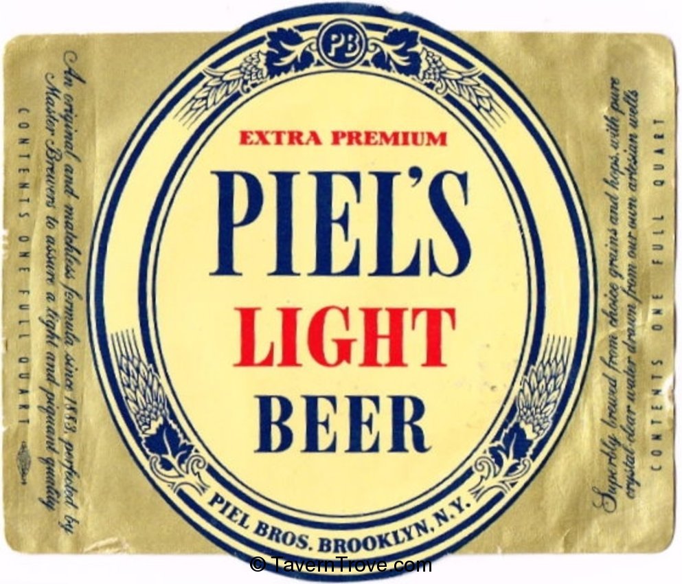 Piel's Light Beer 