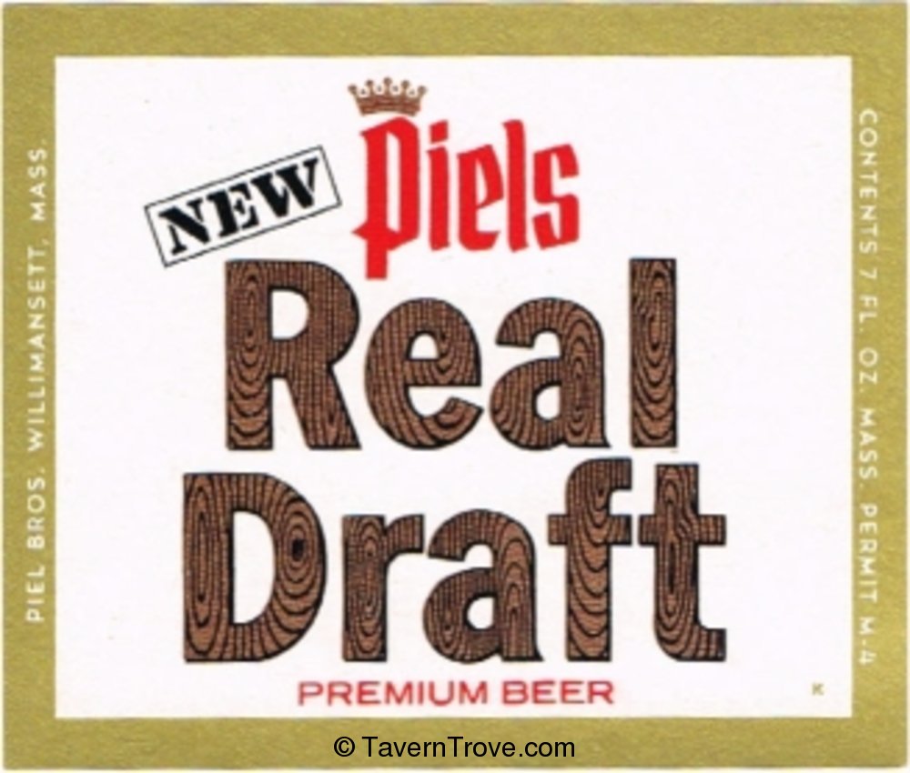 Piel's Real Draft Beer 