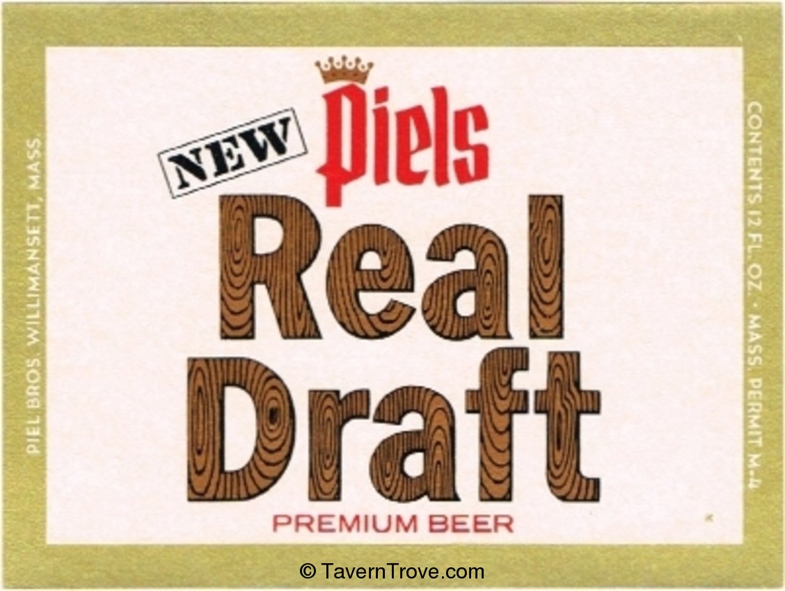 Piel's Real Draft Beer 