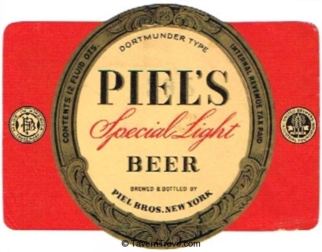 Piel's Special Light Beer 