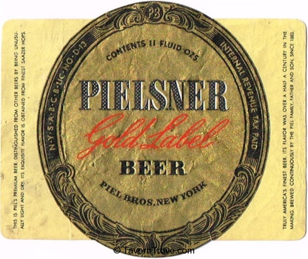 Pielsner Gold Label Beer 