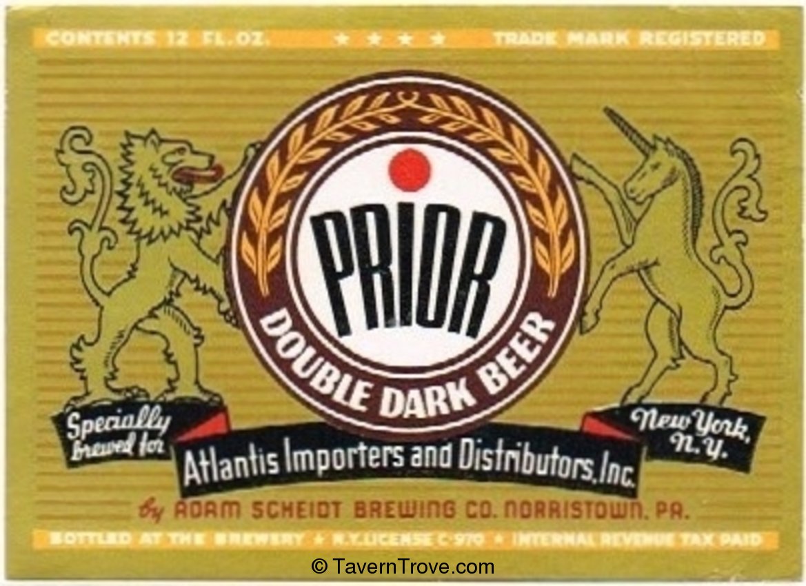 Prior Double Dark Beer