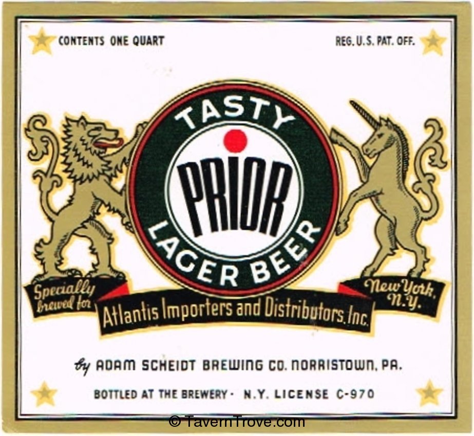 Prior Lager Beer 