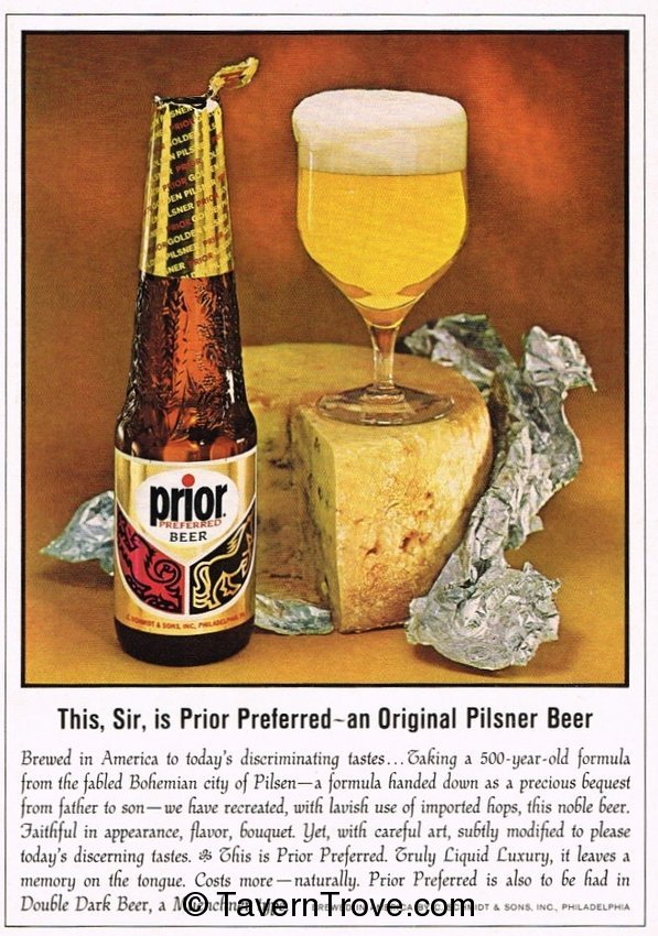 Prior Preferred Beer