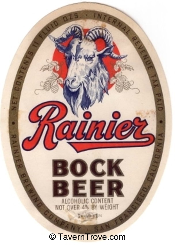 Rainier Bock Beer