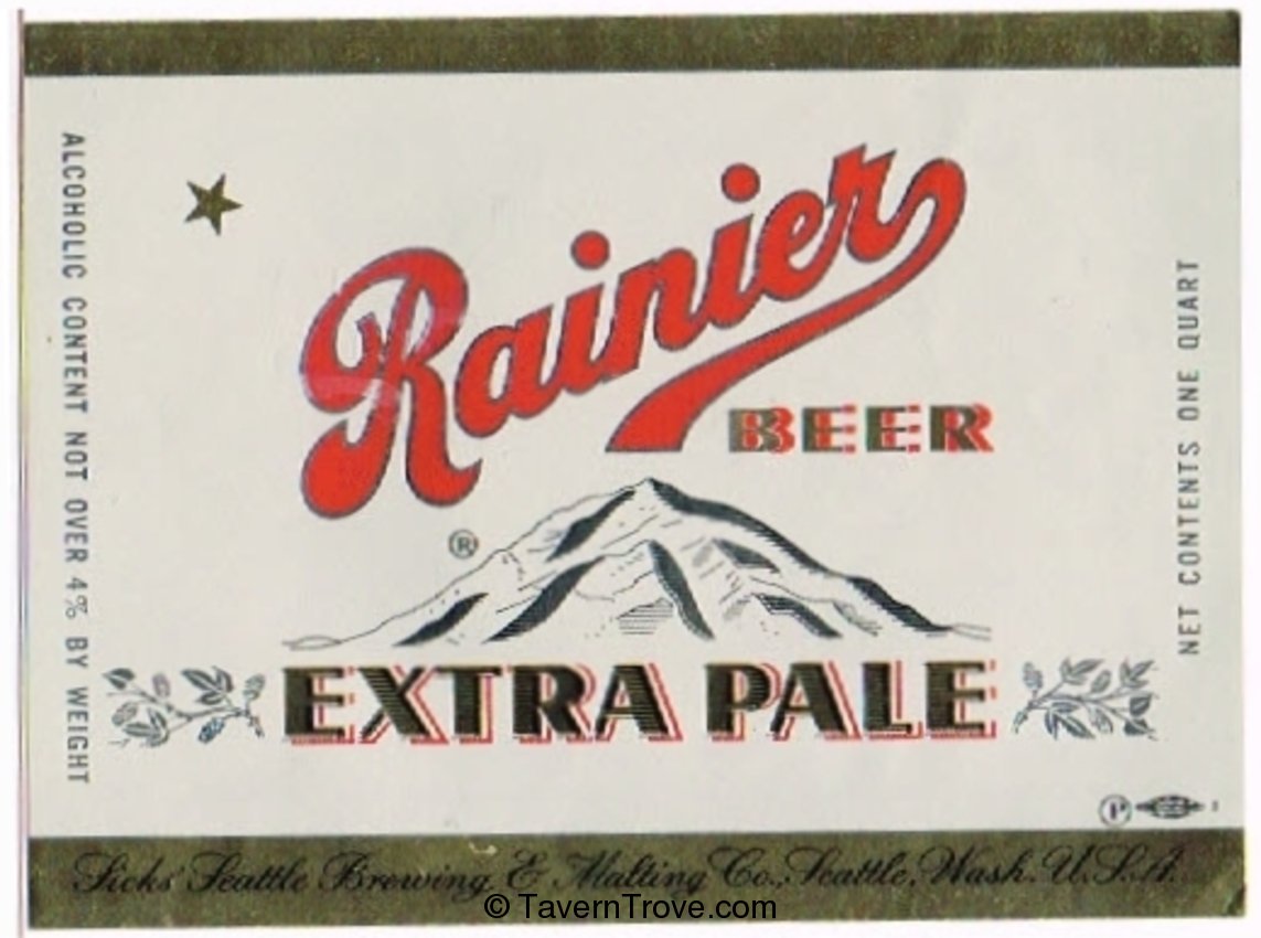 Rainier Extra Pale Beer