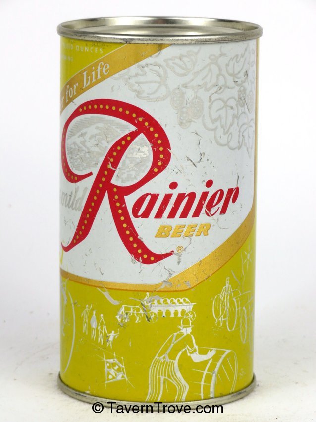 Rainier Jubilee Beer (Muddy Yellow)